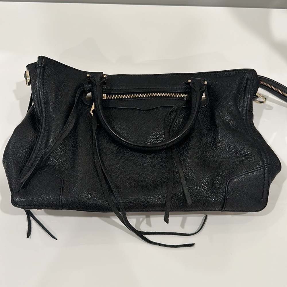 Rebecca Minkoff Black Regan Crossbody Satchel